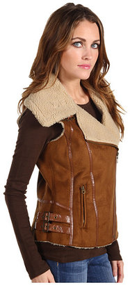 Members Only Charlize Faux Shearling Hunting Vest