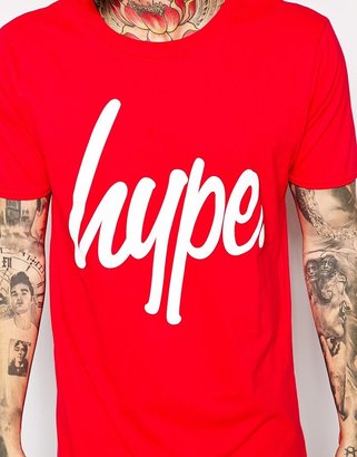 Hype Longline T-Shirt With Basic Logo