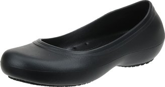 Crocs Women's At Work Flat | Casual Dress Shoe with All Day Comfort for Work or Play