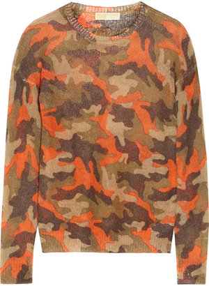 MICHAEL Michael Kors Camouflage-print knitted sweater