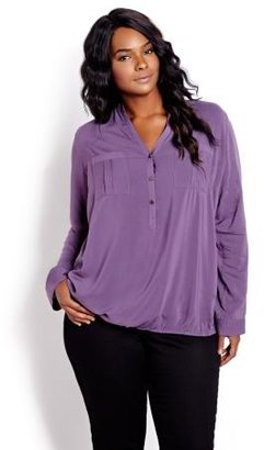 Addition Elle Challis Blouse With Pockets