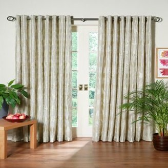 Whiteheads Eclipse Champagne Lined Eyelet Curtains