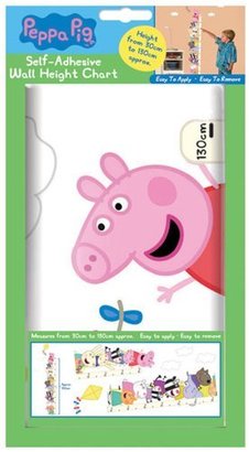 Peppa Pig Fun4Walls Self Adhesive Wall Sticker, Height Chart