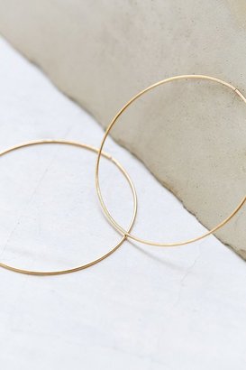 Urban Outfitters Sterling Silver + 18k Gold Plated Daryl Hoop Earring