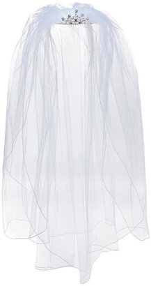 Us Angels Crystal-Embellished Tiara with Detachable Veil