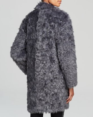 Charles Henry Coat - Faux Fur Cocoon