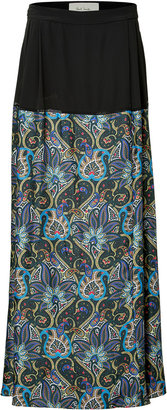Paul Smith Maxi Skirt with Printed Panel