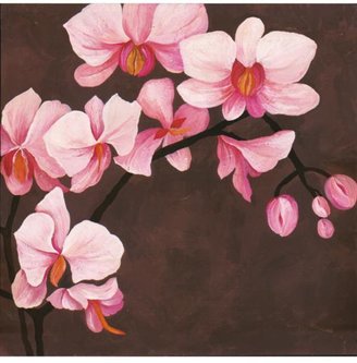 Graham & Brown Orchid Hand Painted Canvas