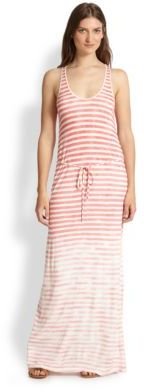 Soft Joie Emilia Faded-Stripe Jersey Maxi Dress