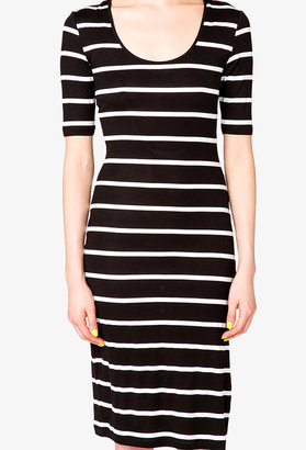 Forever 21 Striped Midi Dress