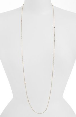 Nadri 'Romancing Pearl' Extra Long Station Necklace