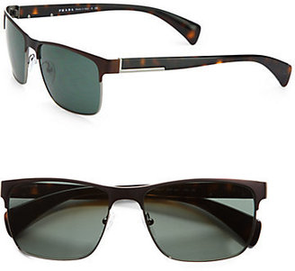Prada Two-Tone Square Sunglasses