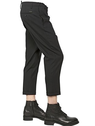 DSquared 1090 Cropped Stretch Wool Trousers