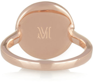 Monica Vinader Ava rose gold-plated diamond ring