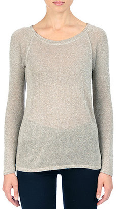 AG Jeans The L/S Relaxed Dolman Sweater - White Gold