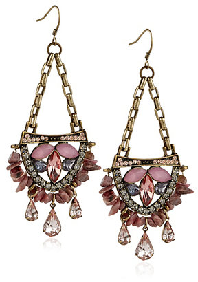 Marks and Spencer M&s Collection Bloom Bling Chip Drop Earrings