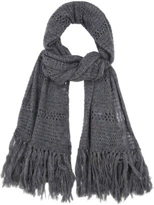 Etoile Isabel Marant Ricky grey mohair blend scarf