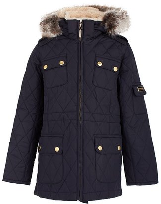 Barbour Hatton Navy Quilted Park