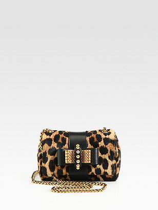 Christian Louboutin Sweet Charity Leopard Calf Hair Mini Shoulder Bag