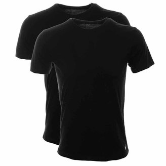 Ralph Lauren Twin Pack Classic Crew T Shirts Black