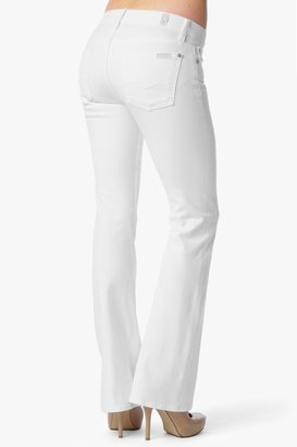 7 For All Mankind Kimmie Bootcut In Clean White (Short Inseam)