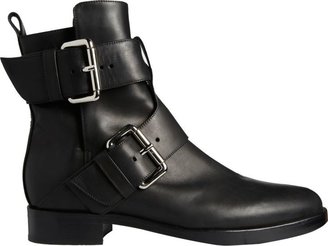 Pierre Hardy Double-Buckle Motorcycle Boots-Black