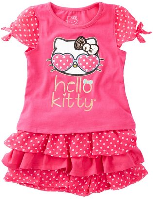 Hello Kitty Polka Dot Skirt Set (Little Girls)
