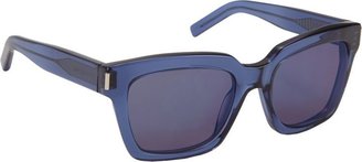 Saint Laurent Square-Frame Sunglasses-Colorless