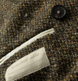 Massimo Alba Double-Breasted Tweed Coat