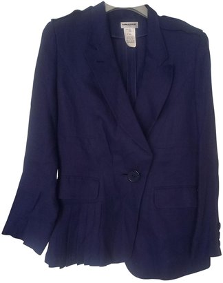 Sonia Rykiel Blue Linen Jacket