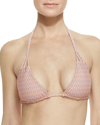 Tori Praver Swimwear Shyla Halter-Neck Bikini Top