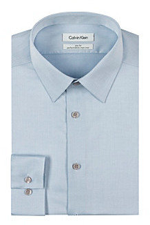 Calvin Klein Men's Slim Fit Long Sleeve Dress Shirt