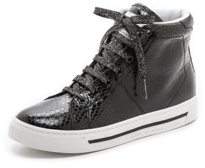Marc by Marc Jacobs Metallic High Top Sneakers