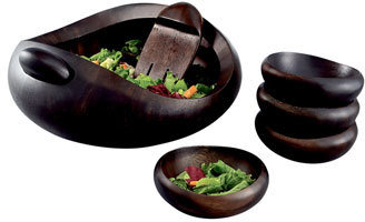 Nambe 'Heritage Pebble' Salad Set