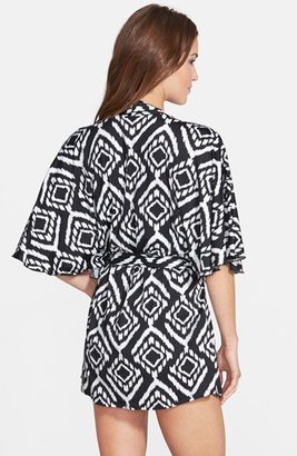 Kenneth Cole New York Kimono Sleeve Wrap Cover-Up