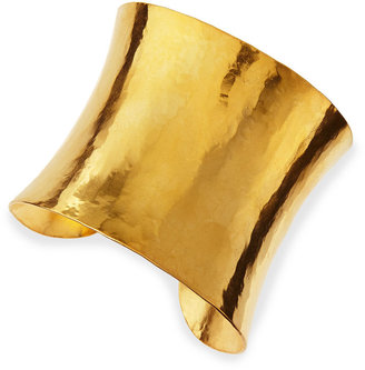 Herve Van Der Straeten Epure Concave Gold Cuff