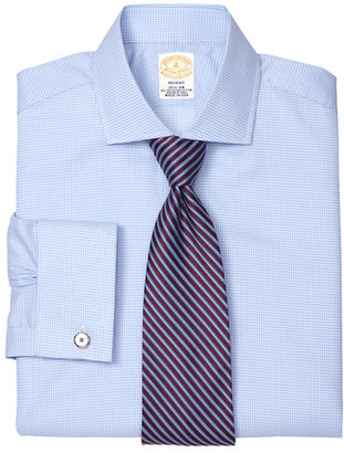 Brooks Brothers Golden Fleece® Madison Fit Micro Check French Cuff Dress Shirt