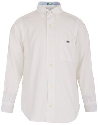 Lacoste Classic White Poplin Shirt