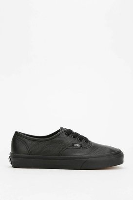 Vans Authentic Black Leather Low-Top Women‘s Sneaker