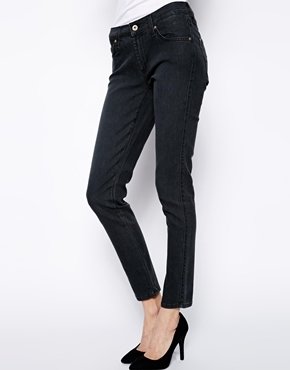 James Jeans Twiggy Super Skinny 5 Pocket Legging Jeans - Grey dust