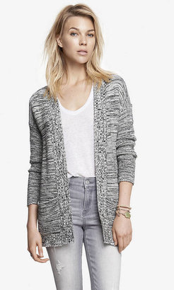 Express Marled Textured Knit Cover-Up