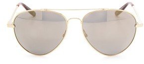 Bottega Veneta Mirrored Aviator Sunglasses