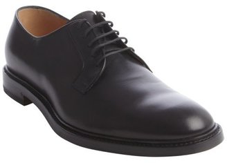 Gucci black leather lace up oxfords