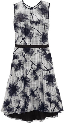 Jason Wu Floral-print silk-jacquard dress