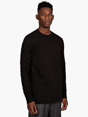 Rick Owens Mens Black Geo Sweatshirt