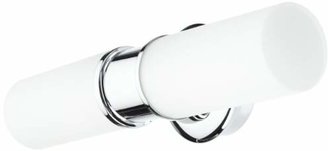 Glass Smartwares 3000.035 Modena Bathroom Light Brushed steel 2x SES//E14