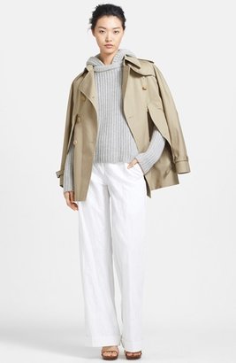Michael Kors Convertible Cape Trench Jacket