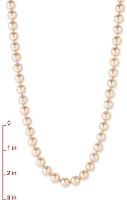 Nordstrom 10mm Glass Pearl Extra Long Strand Necklace