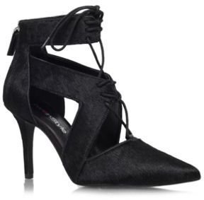 Nine West Black 'Jaiden5' high heeled shoe boots