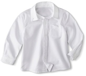 Cherokee Toddler Boys' School Uniform Long-Sleeve Oxford Shirt